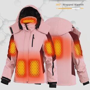 Heated Jacket For Women 12V 18400mAh Fast Charge Large Capacity